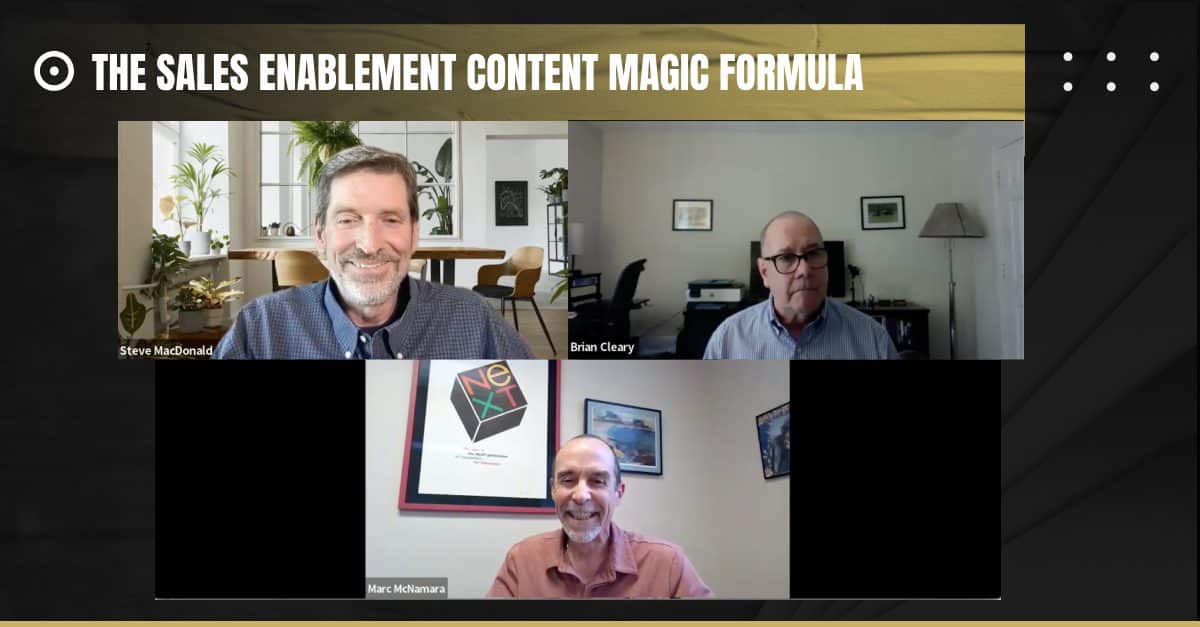 You are currently viewing The Sales Enablement Content Magic Formula