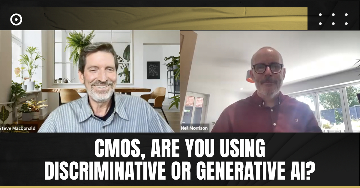 Read more about the article CMOs, Are You Using Discriminative or Generative AI?
