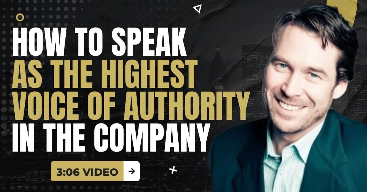 Read more about the article 3:06 Video: “CMOs: How to Speak as the Highest Voice of Authority in the Company