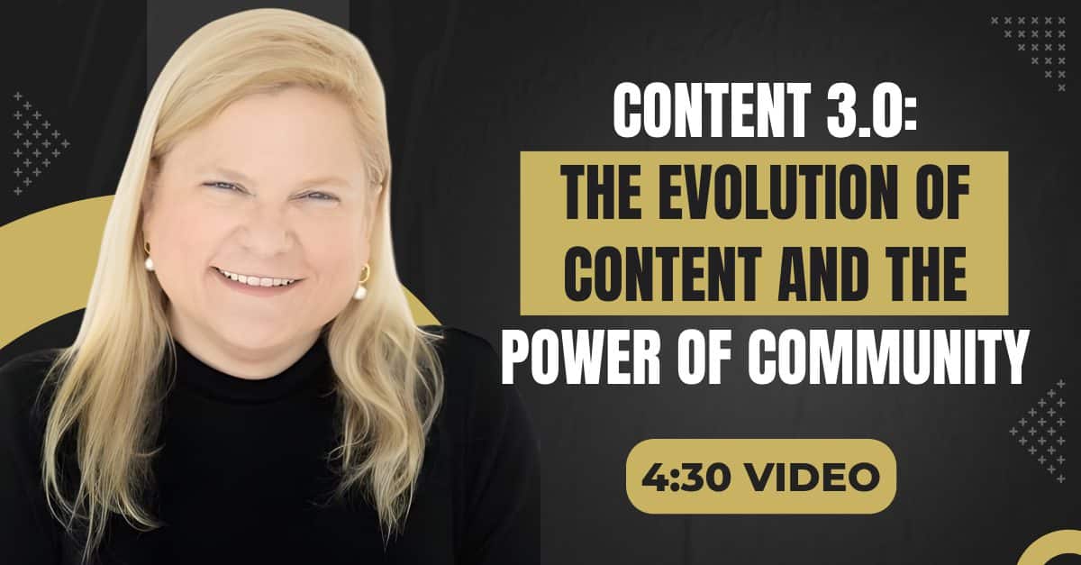 Read more about the article 4:30 Summary Video: “Content 3.0: The Evolution of Content and the Power of Community