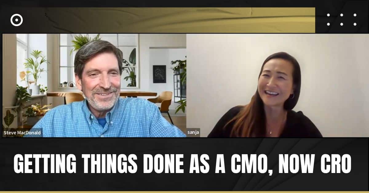 Read more about the article Getting Things Done as a CMO, Now CRO