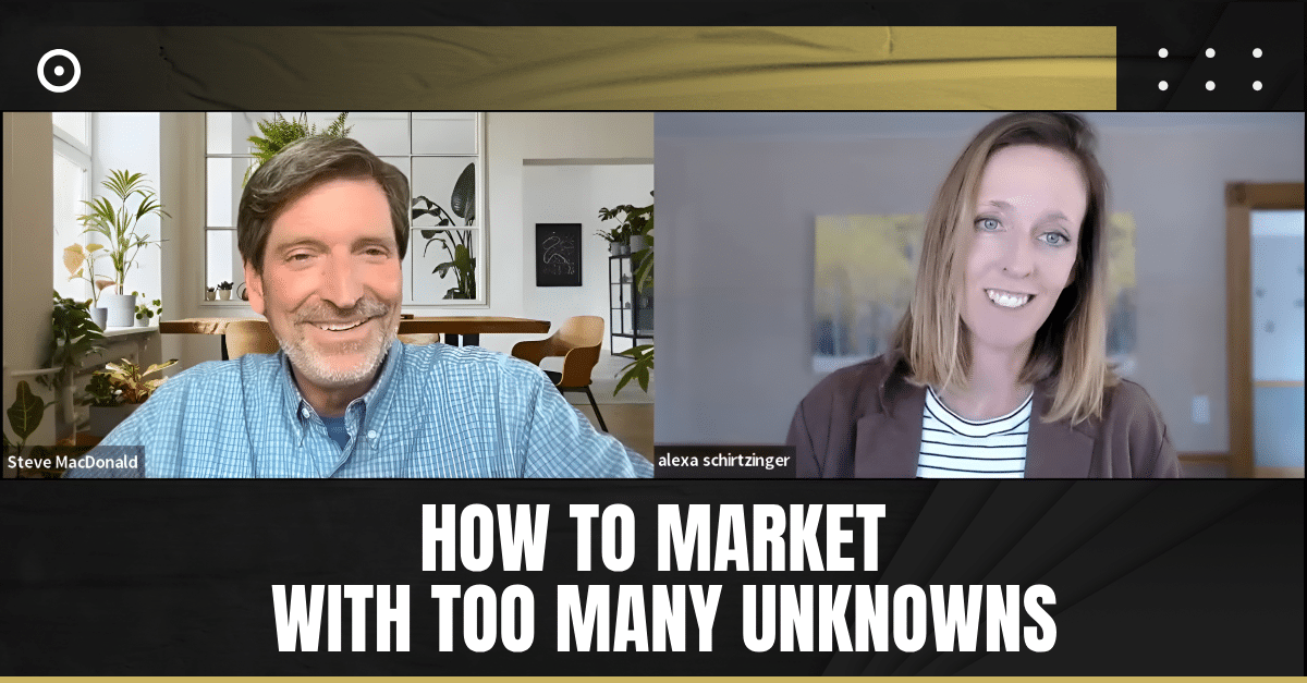Read more about the article How to Market with Too Many Unknowns