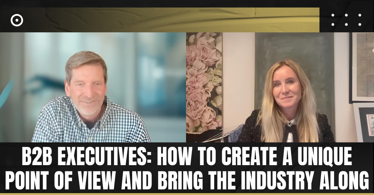Read more about the article B2B Executives: How to Create a Unique Point of View and Bring the Industry Along